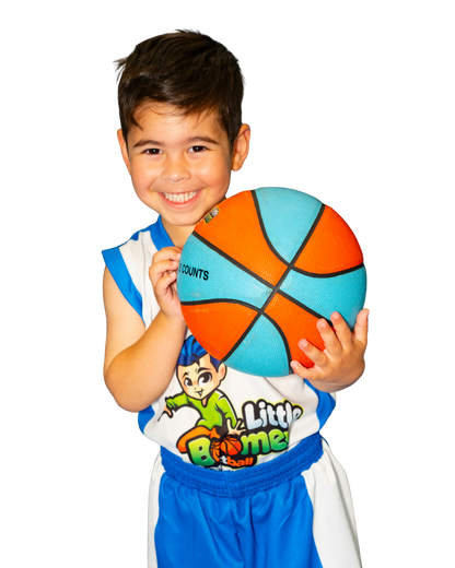 Mini Boomers Home Court Pack (Training Kit + Size 4 Ball, Ages 3-5)